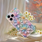 This Well-Reviewed, Vibrant Floral Design Transparent Soft Case for Various iPhone Models Makes a Perfect Christmas Present for Parents, Friends, Boys, Girls, Men, Or Women.