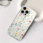 Garden Flower Silicone Phone Case, Suitable for Iphone 16/ 15/ 14/ 13 Series, Rich in Colors, Shock-Absorbing Effect, Thin And Light Phone Case, Fashionable Phone