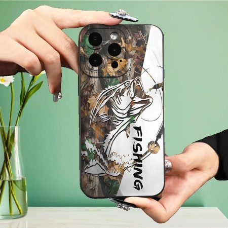 A Phone Case Designed for Outdoor Sports Fishing, Offering Complete Protection Against Drops And Impacts, with a Trendy And Cool Personality. It Is a Soft, Protective Cover Compatible with Iphone Models 16/ 16 Pro/ 16 Plus/ 16 Pro Max/ 15/ 14 Pro/ 15 Pro/